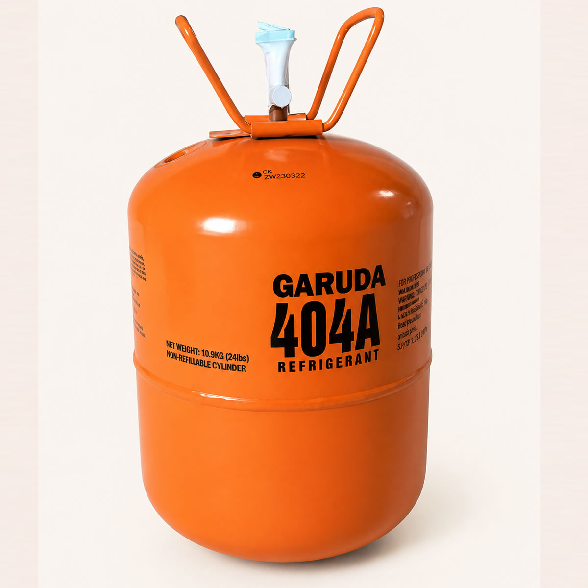 Garuda R404A refrigerant cylinder